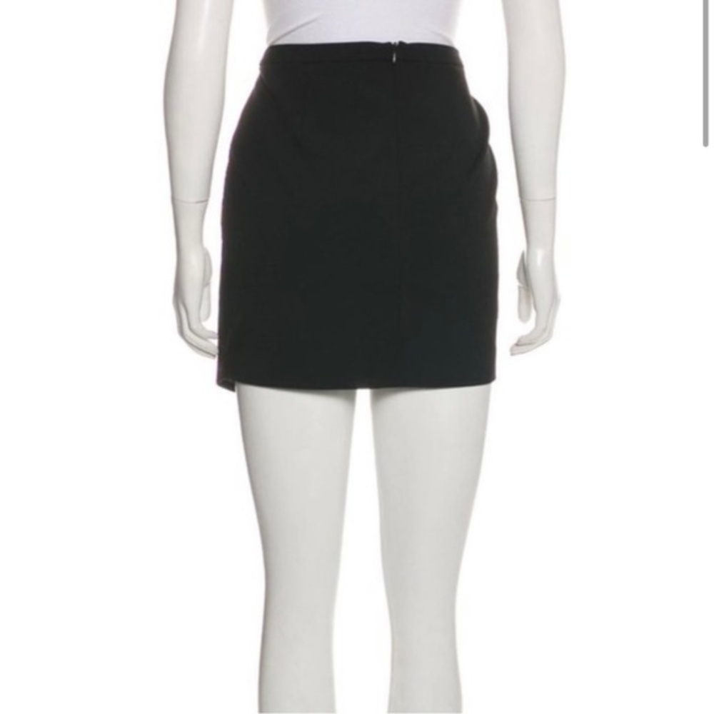 Michelle Mason cage cutout asymmetric mini skirt size 0 - Picture 3 of 8